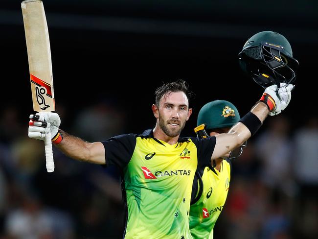 Glenn Maxwell his incredible T20 ton in Hobart.