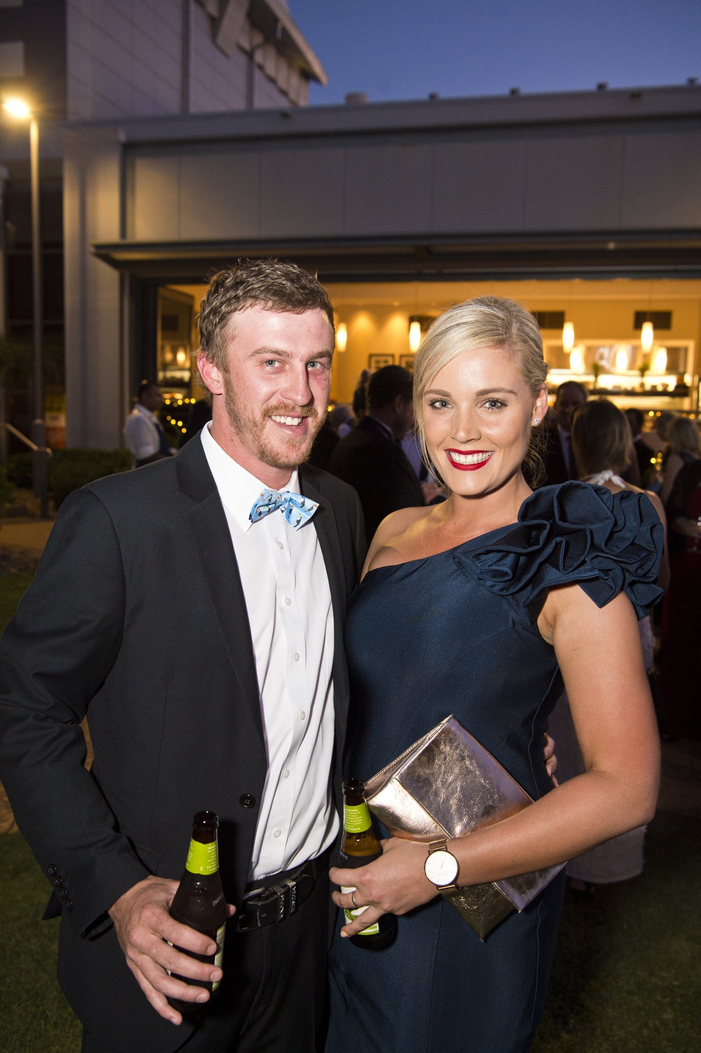 Jack Wagner and Emma Rackley attend the Order of St John gala dinner at Empire Theatres, Saturday, October 26, 2019. Picture: Kevin Farmer