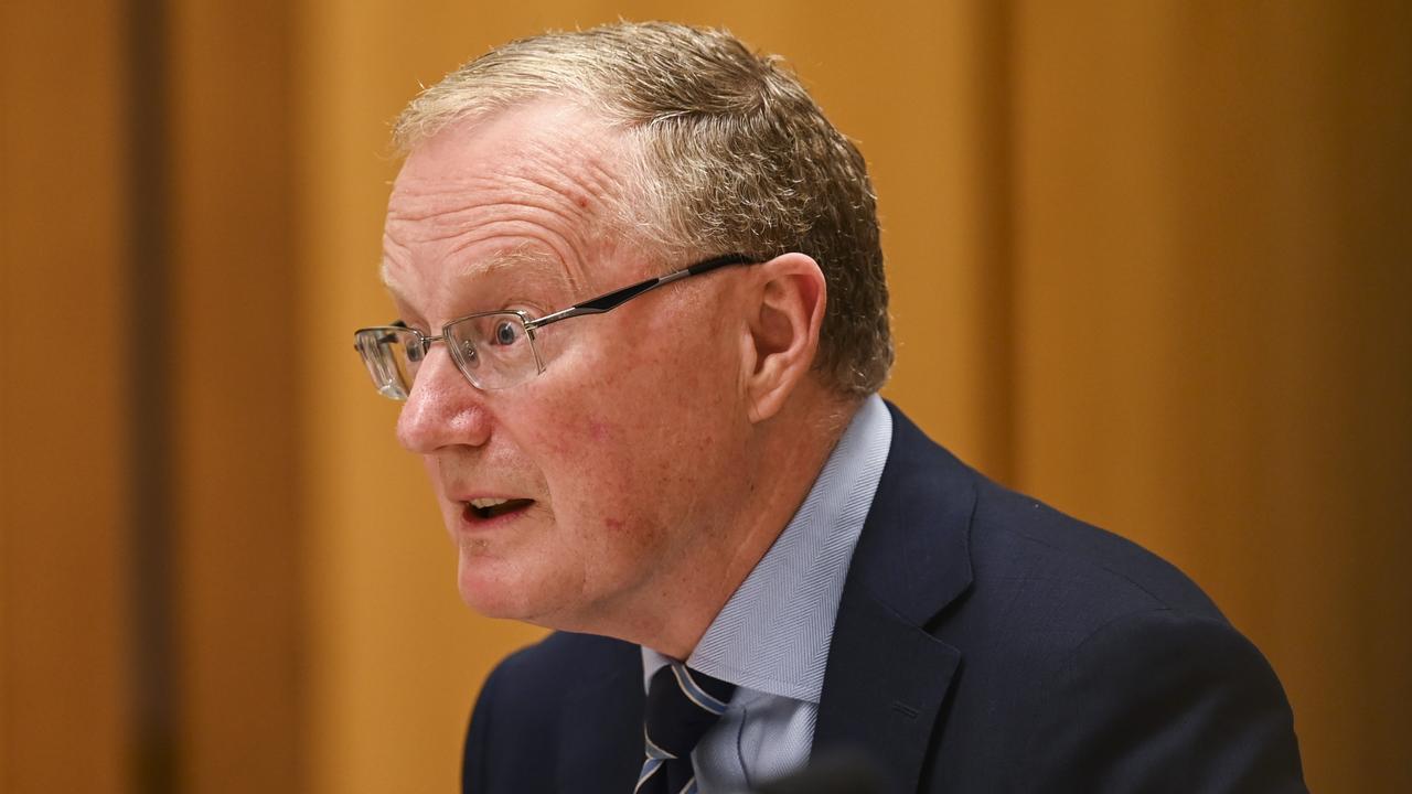 RBA Governor Philip Lowe is trying to lower inflation. Picture: NCA NewsWire’s Martin Ollman