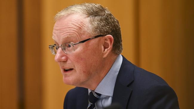 RBA Governor Philip Lowe is trying to lower inflation. Picture: NCA NewsWire’s Martin Ollman