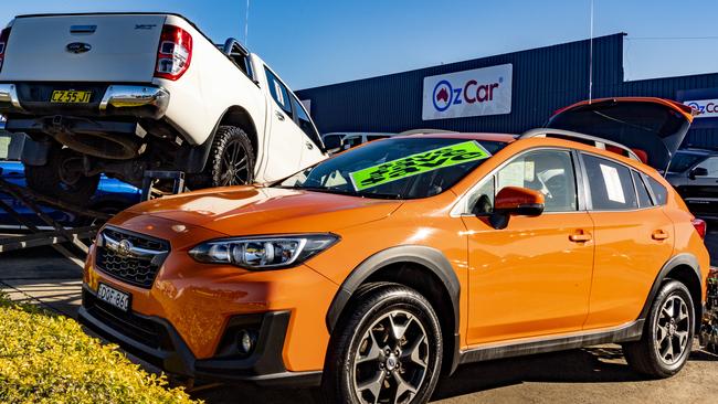 A flood of second-hand vehicles is currently overwhelming the market. Picture: Daily Telegraph / Monique Harmer