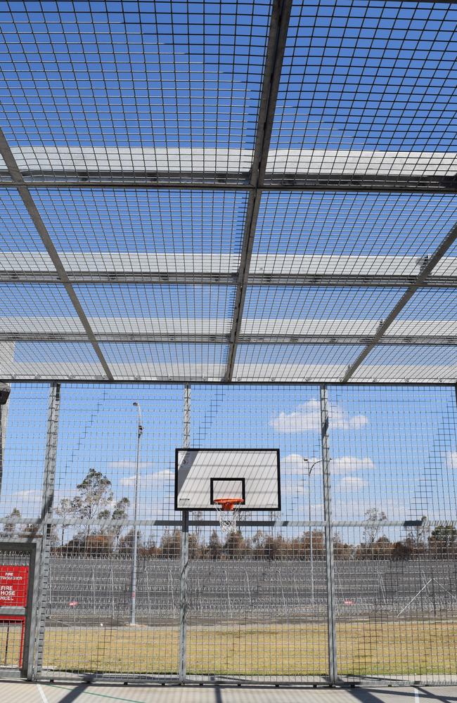 Prisoners in the secure accommodation have access to an outdoor exercise area.