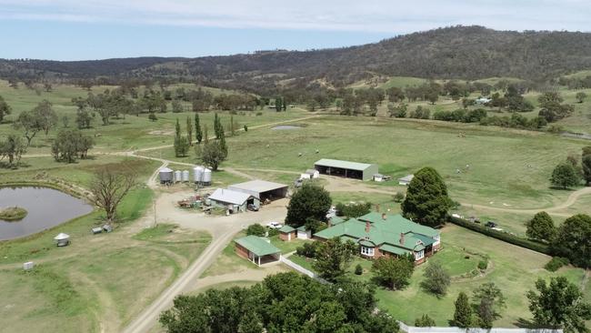 A circa-1910 five-bedroom, three-bathroom homestead stands at Warrane along with a new manager’s residence, and staff accommodation