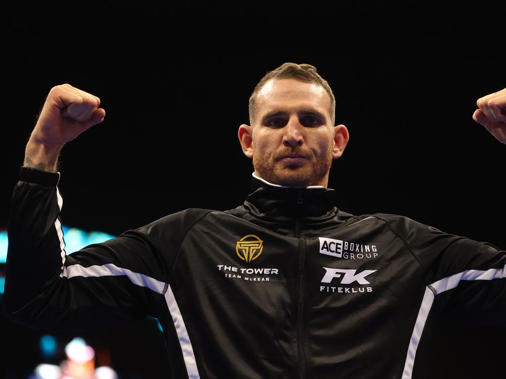 RIYADH, SAUDI ARABIA – DECEMBER 18: Demsey McKean poses for a photo ahead of the Heavyweight fight between Moses Itauma and Demsey McKean during a media workout as part of Oleksandr Usyk v Tyson Fury 2 at BLVD World Egypt on December 18, 2024 in Riyadh, Saudi Arabia. (Photo by Richard Pelham/Getty Images)