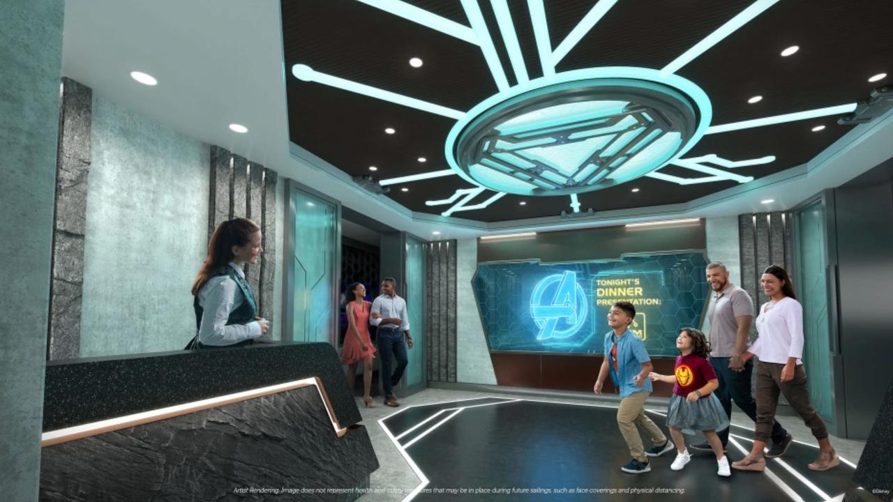 The Avengers restaurant. Picture: Supplied/Disney