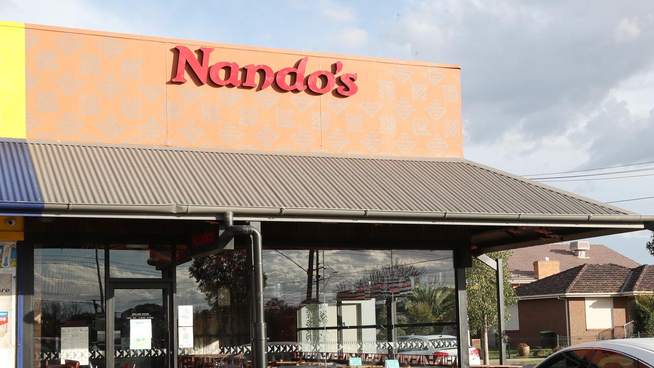 Nando’s restaurant at Dalton Village Epping has been listed as a Covid-19 exposure site. Picture: NCA NewsWire / David Crosling