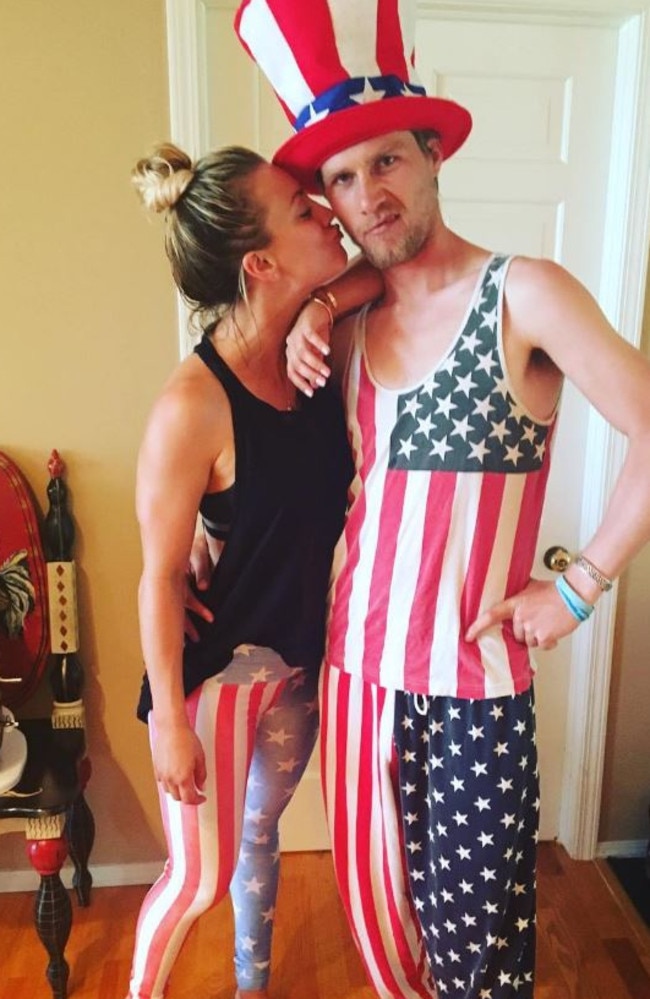 ‘Happy birthday America!’ - Kuoco got into the spirit of July 4th. Picture: Instagram