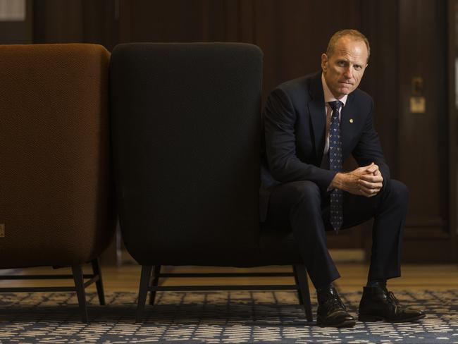 Andrew McConville, the new CEO of APPEA pictured at his offices in Perth.Photo Ross Swanborough. 010519