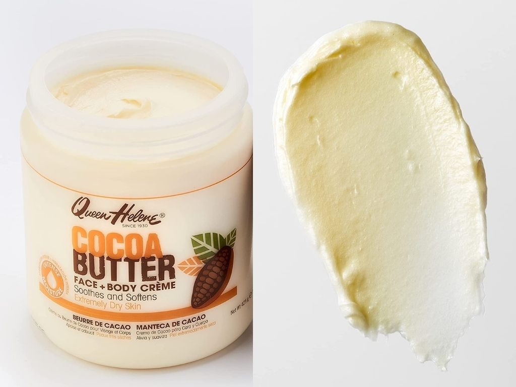 Cocoa butter is super nourishing and moisturising.