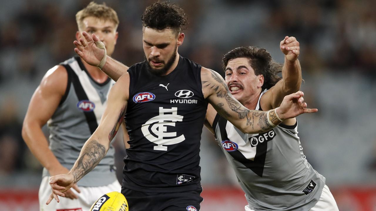 Zac Williams is expected to return after missing Carlton’s win over Essendon.