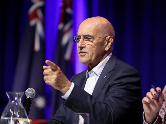 Former SA party president John Olsen at the South Australian Liberal Party annual general meeting in August, 2019. Picture: Kelly Barnes