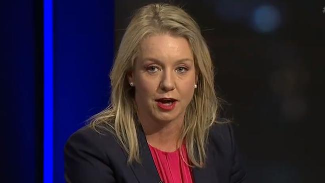 Nationals Senate leader Bridget McKenzie on Thursday's Q+A on ABC TV.