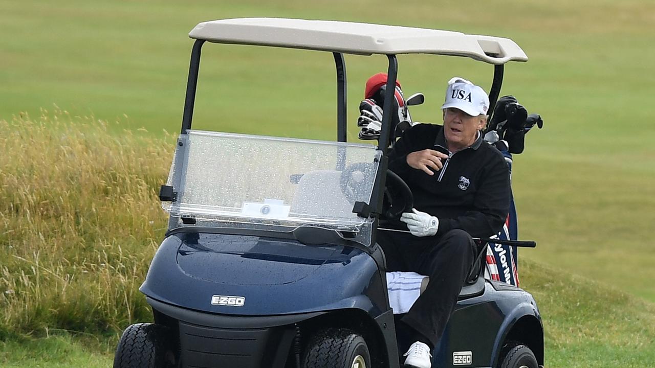Donald Trump loves his golf.
