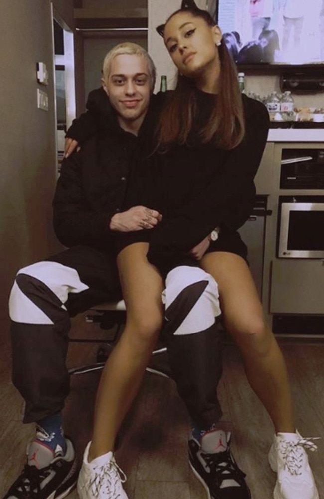 Ariana Grande and Pete Davidson abruptly ended their relationship after a whirlwind romance and engagement. Picture: Instagram