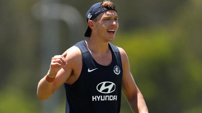 Patrick Cripps will return to footy in the JLT Series. Picture: Getty Images