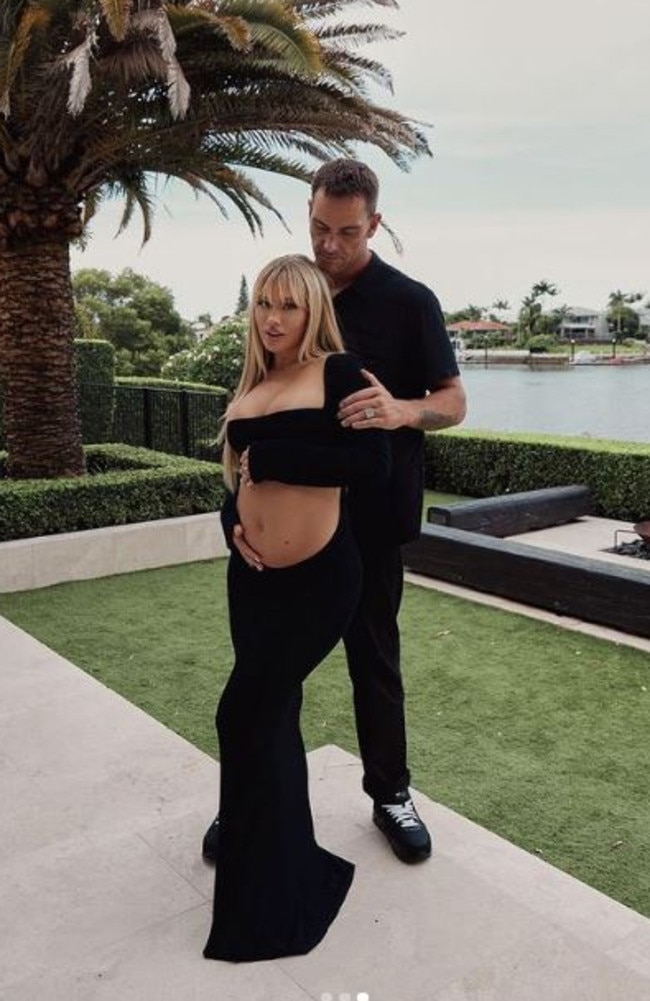 Tammy Hembrow and her fiance Matt Poole, are expecting their first child together.