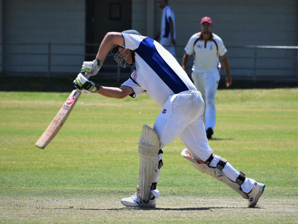 Nathan Ensbey batting for Harwood in the North Coast Cricket Council North Coast Premier League One-Day clash between Clarence River and Harwood at McKittrick Park on Sunday, 15th November, 2020. Photo Bill North / The Daily Examiner