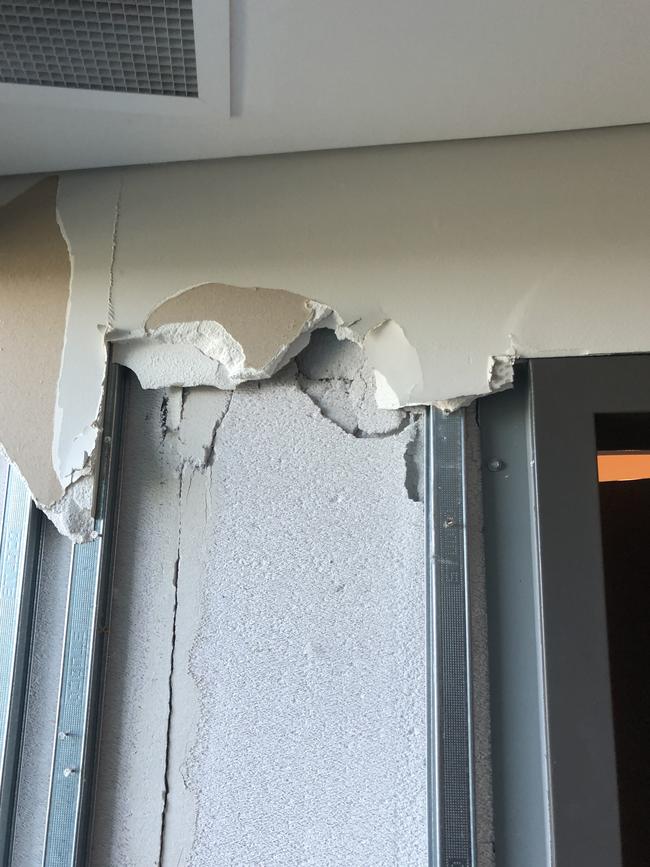 Exclusive pictures showing damage to Opal Towers Building