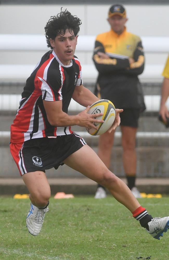 QLD Rugby Union State Championships (17-18 years boys) at the Townsville Sports Precinct. Saturday May 24. Wide Bay against Capricorn. Picture: Evan Morgan