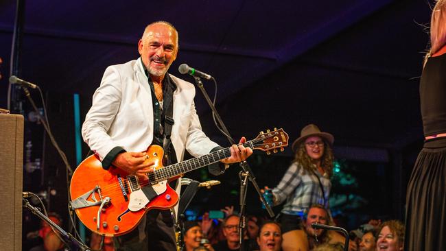 Joe Camilleri fronting The Black Sorrows.