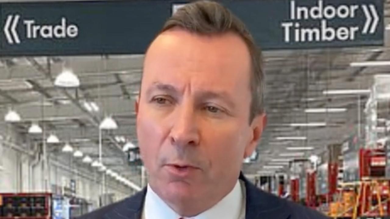 Mark McGowan promotes vaccines at Bunnings. Picture: TikTok via NCA NewsWire