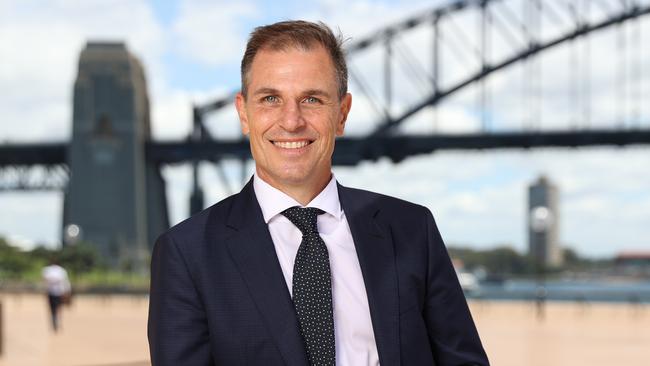 Daily Telegraph Editor Ben English at the 2021 Daily Telegraph Bradfield Oration. Picture: Richard Dobson