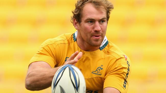 Rocky Elsom during his playing days in Wallabies colours. Picture: Getty Images