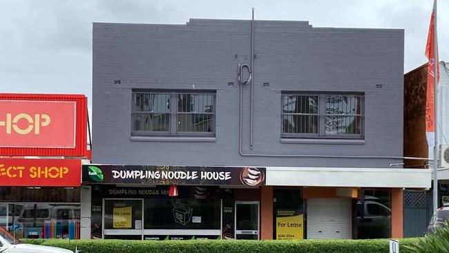 Dumpling Noodle House (left) and the neighbouring for lease premises formally operating as Toytopia