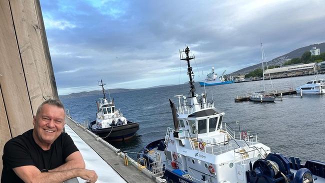 Australian rocker Jimmy Barnes spent a few days in Hobart enjoying the sights and sounds ahead of his Wednesday night performance with band Cold Chisel. Picture: Instagram