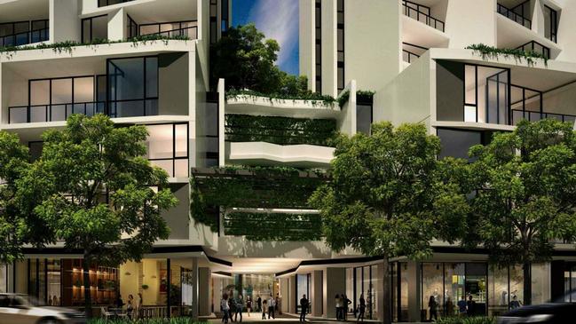 An artist's impression of Mirvac's Shore development which was finally green lit after mediation with three appellants. Picture: BCC/Mirvac Design