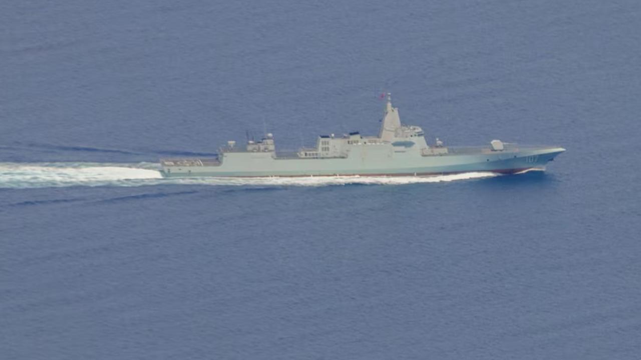 Three Chinese warships that recently completed live-fire drills in the Tasman Sea after entered Australia's Exclusive Economic Zone.