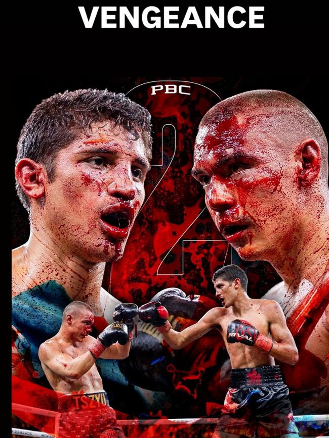 Tim Tszyu's instagram story post on the announcement of a rematch with Sebastian Fundora. Picture: Supplied
