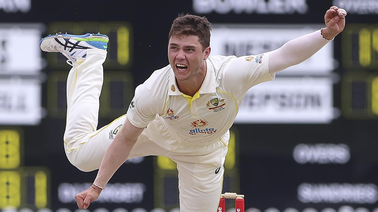 Mitch Swepson in action for Australia A. Picture: Peter Wallis/Getty Images