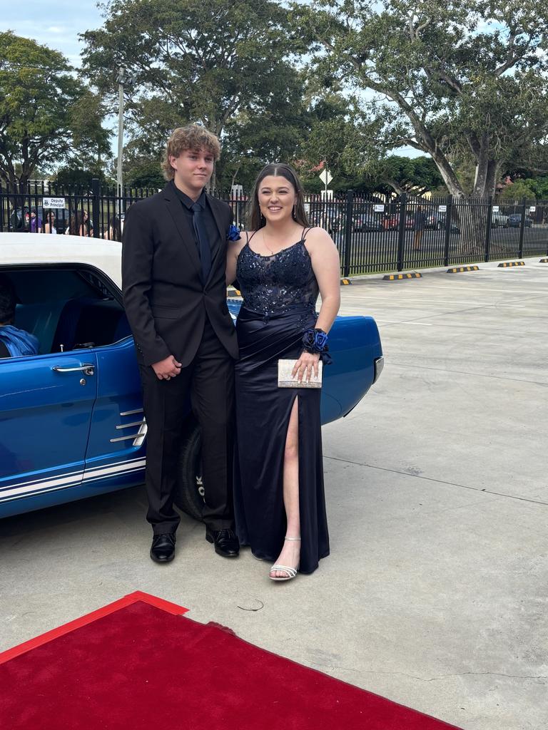 Students arrive at Maryborough State High School's formal.