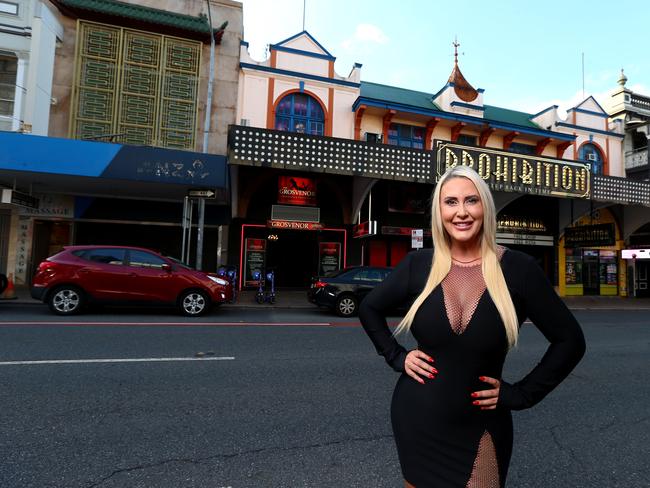 Grosvenor Strip Club co-owner Jasmine Robson. Picture David Clark