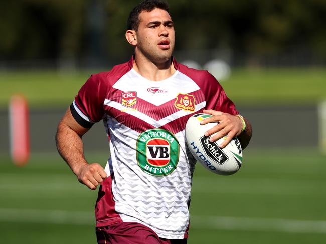 Dale Finucane training with Country Origin.
