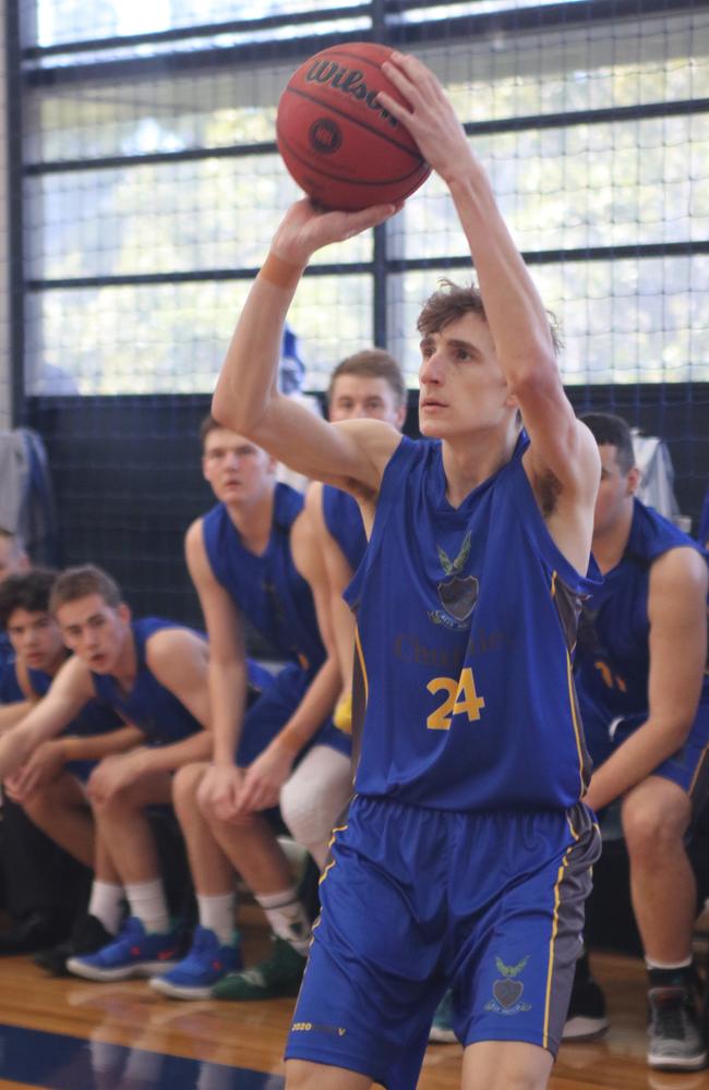 2020 Churchie Captain of Basketball Will Bruhn.