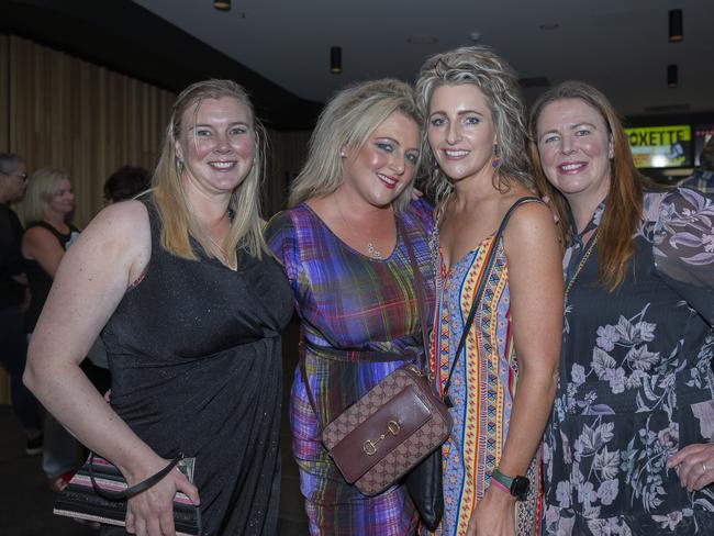 Roxette in Concert 2025 - Emily M, Angela M, Megan G and Sarah H at MyState Bank Arena. Picture: Caroline Tan