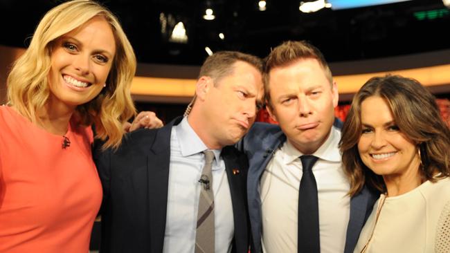 Ben Fordham and Karl Stefanovic are close colleagues. Picture: Simon Bullard