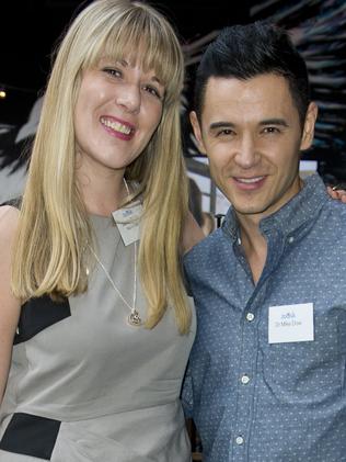 Dr Mike Dow and I at Sydney’s Zoosk party.