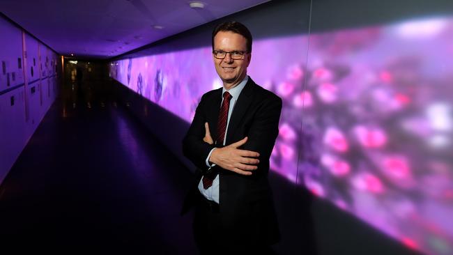 18/01/2018: Peter Gibbs is one of three Melbourne scientists who have helped develop a blood test that can detect eight of the most common types of cancer before they turn deadly. The "liquid biopsy" can spot early stage tumours with up to 98 per cent accuracy, and with very few false positives. Stuart McEvoy for The Australian.