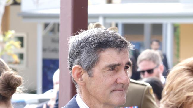 Sunshine Coast independent Peter Wellington, At the State Funeral Service for Mike Ahern AO, at Our Lady of the Rosary Catholic Church, Caloundra, on Friday 25th August 2023 - Photo Steve Pohlner