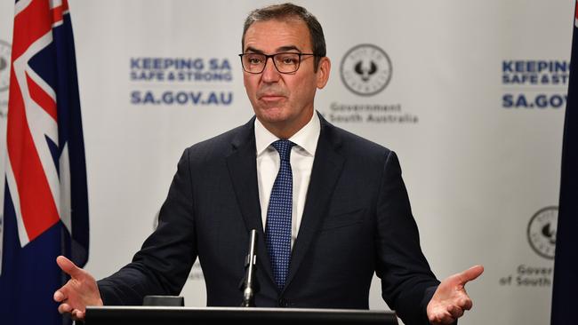 South Australian Premier Steven Marshall. Picture: AAP