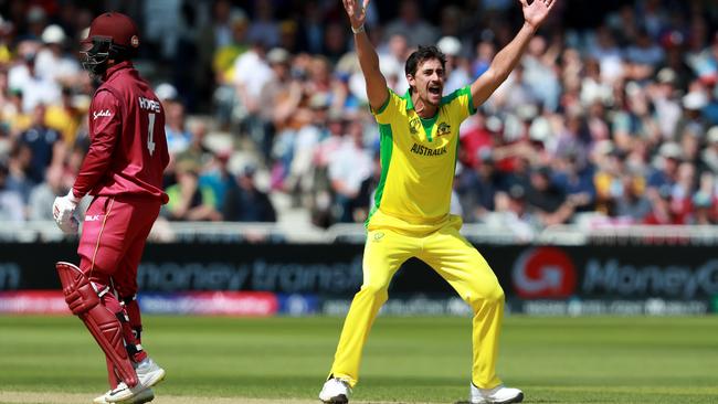 Mitchell Starc took five wickets in a series of devastating spells against West Indies.