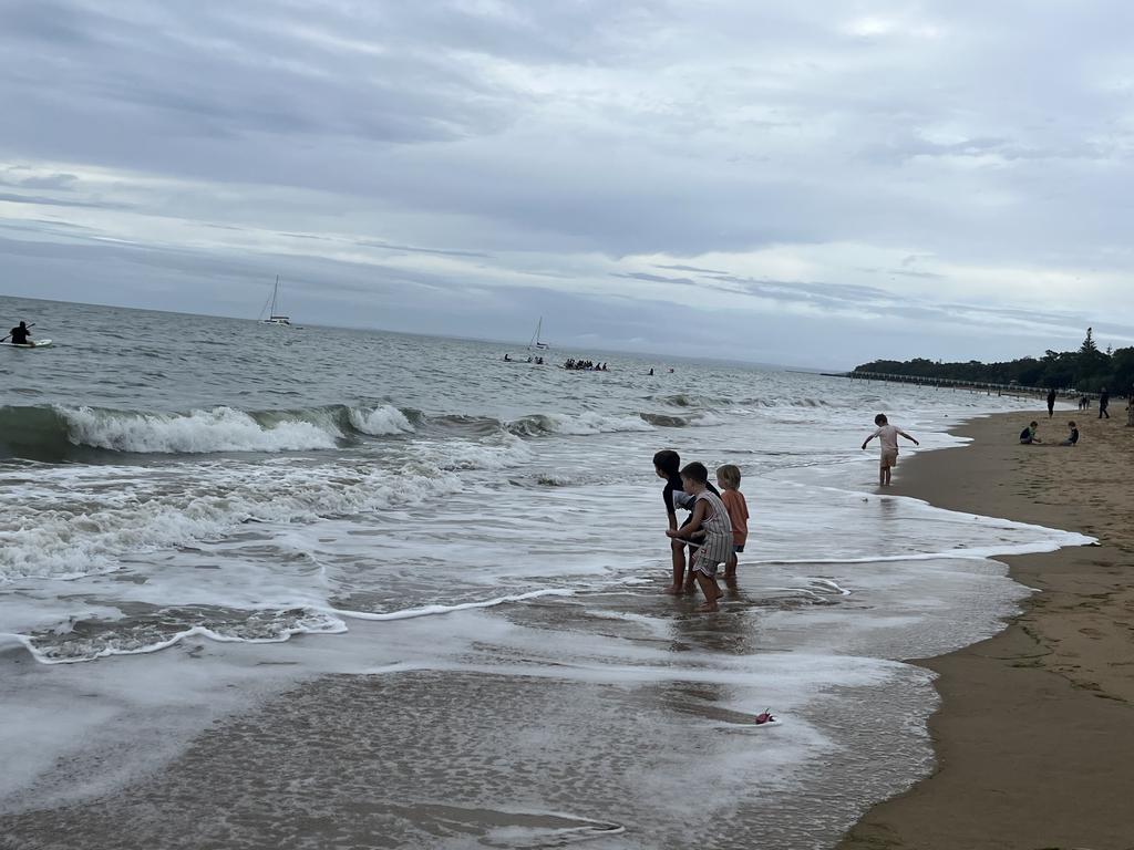 A paddle out held in the waters off Torquay beach in memory of Tash Raven.