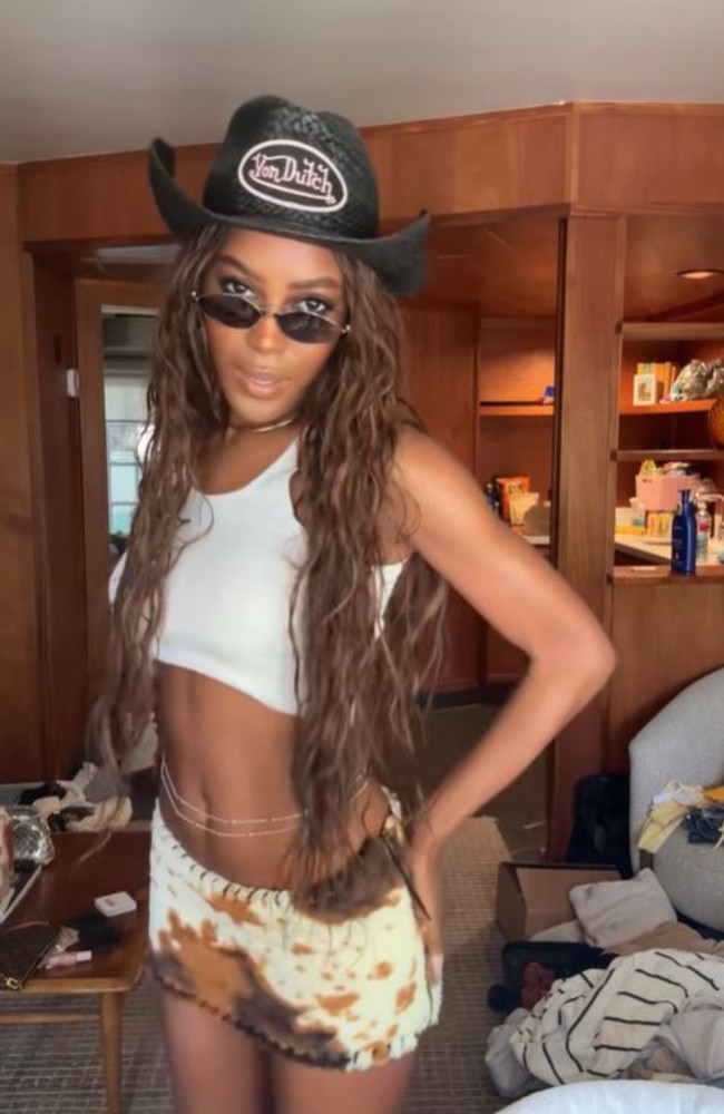 Summer House star Ciara Miller was one of the first to show off her revealing ensemble on social media. Picture: Instagram/CiaraMiller
