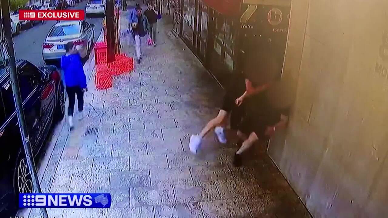 Alleged random street attack in North Sydney