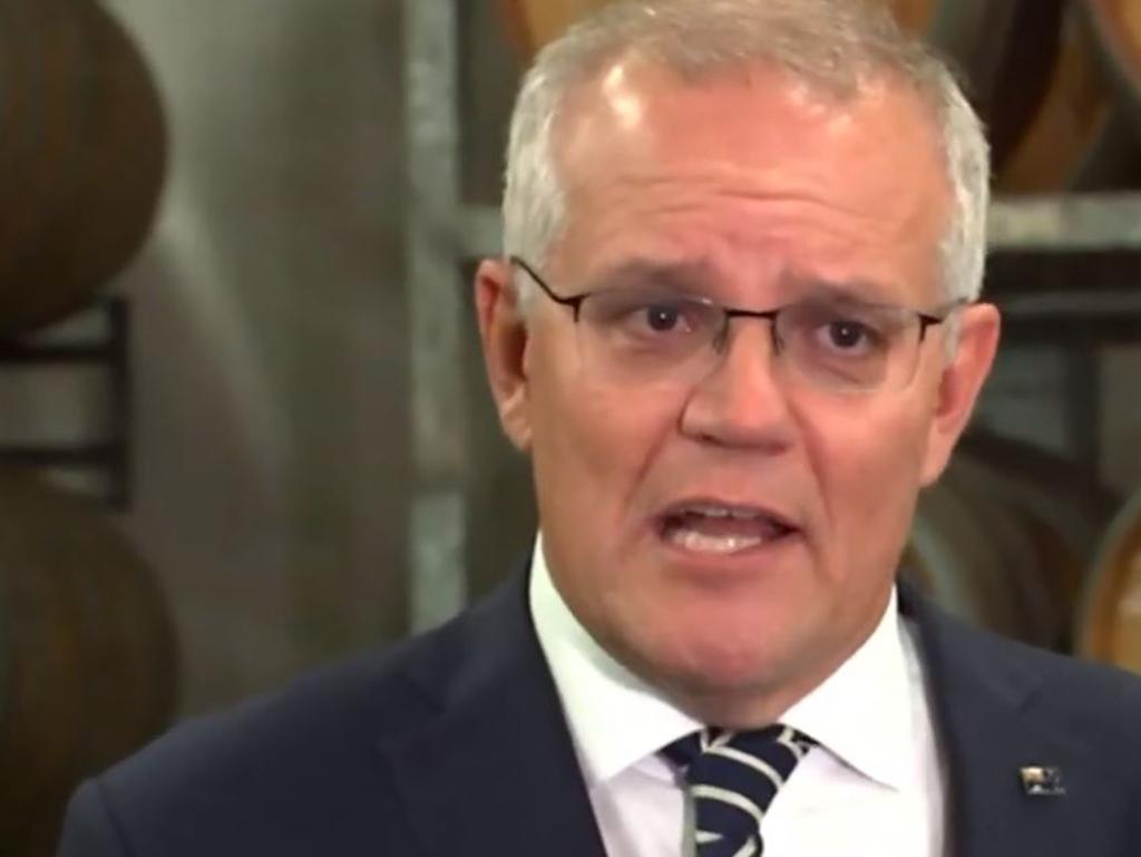 Scott Morrison conceded he would need to change if re-elected. Picture: Sky News