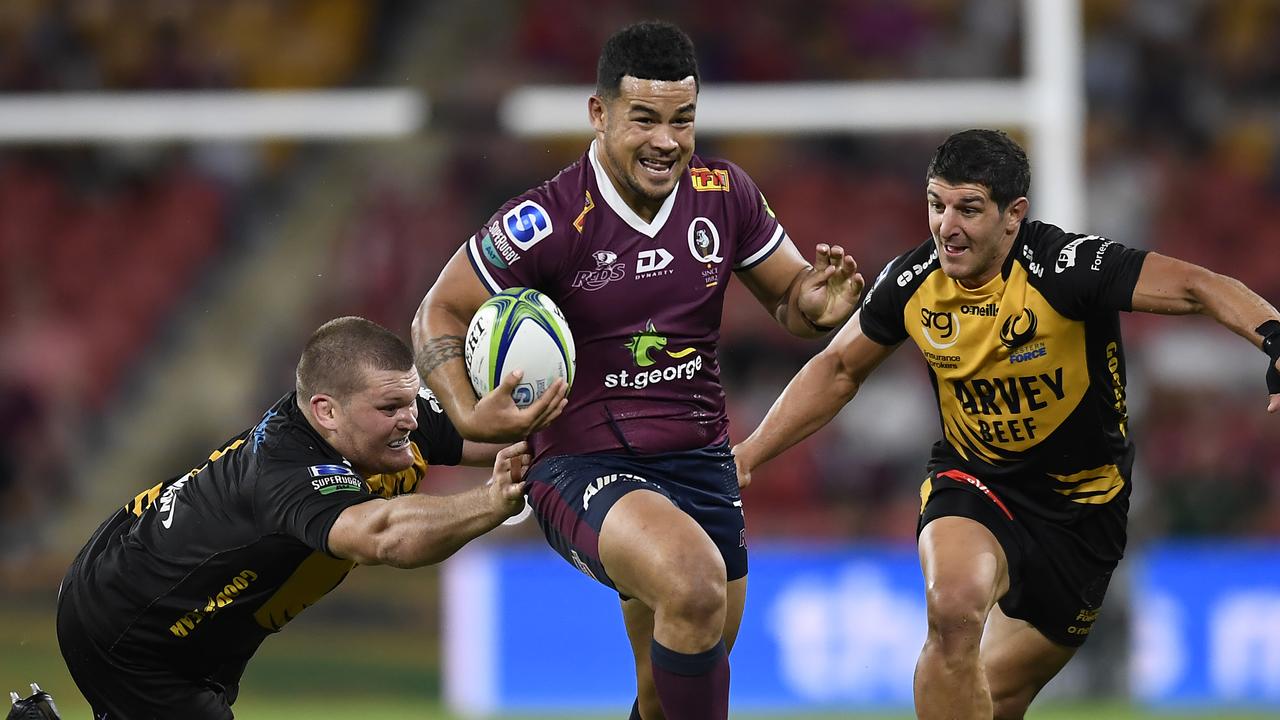 Hunter Paisami will miss the Reds’ Super Rugby AU final. Photo: Getty Images