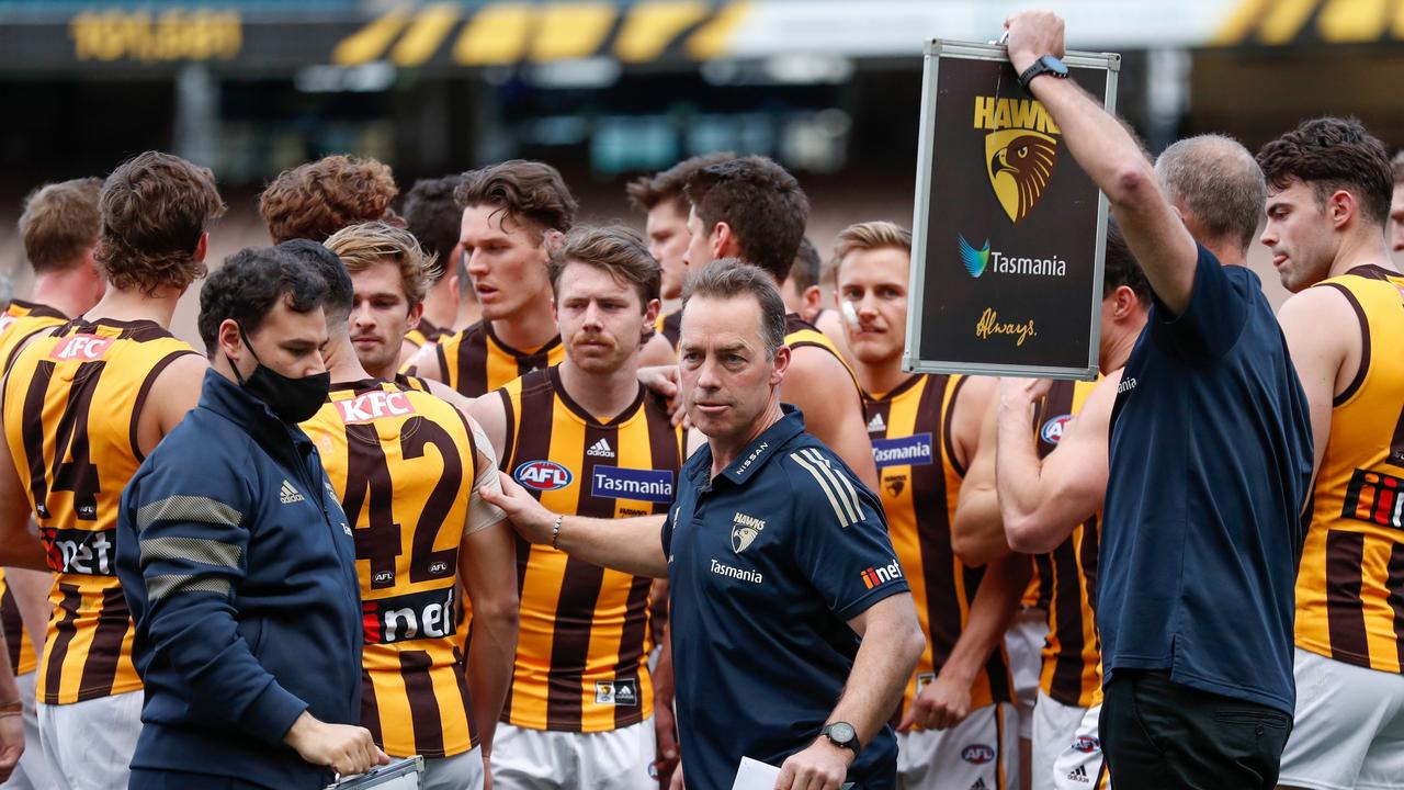 Alastair Clarkson in his final game. Picture: Getty Images